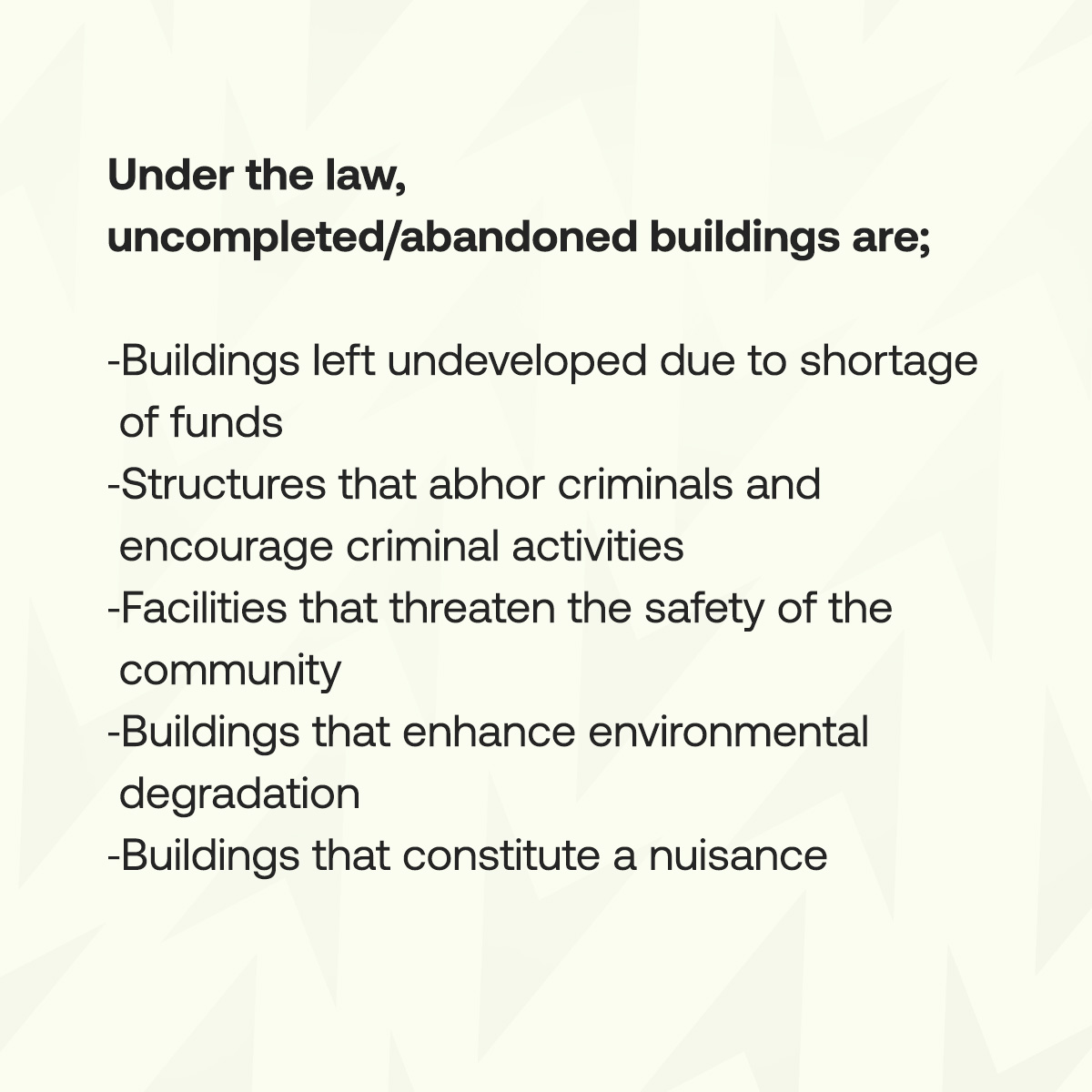 Real Estate rules and regulations in Lagos, Nigeria